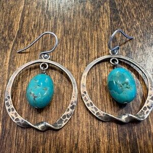 Silpada Sterling Silver and Turquoise Earrings